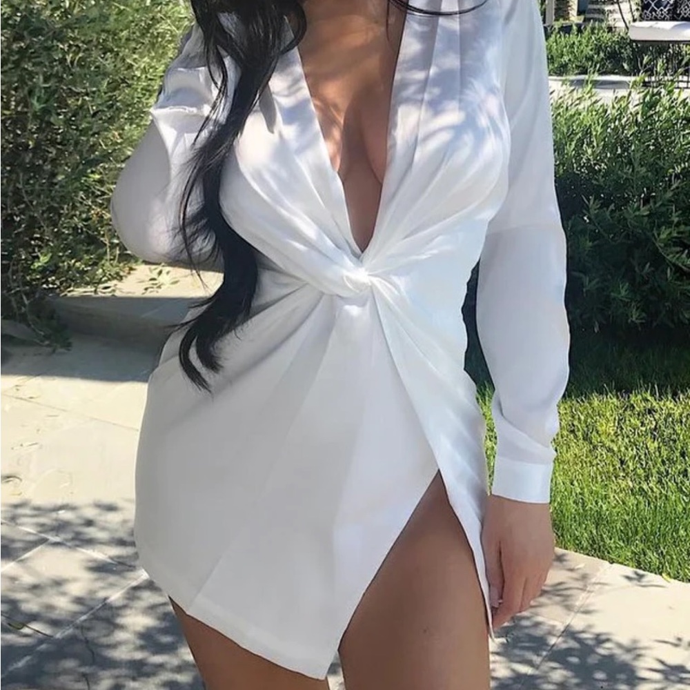 Fashion Nova sugar free plunge dress